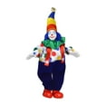 thumbnail image 1 of Muñeca de payaso de 8 pulgadas, hermosos disfraces, modelo de payaso de porcelana, exhibición, puede sentarse Pantalones azules, 1 of 9