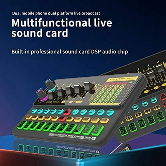 K500 Sound Effects Board, Mobile Phone Computer Live Sound Card, Microphone Voice Changer C1747