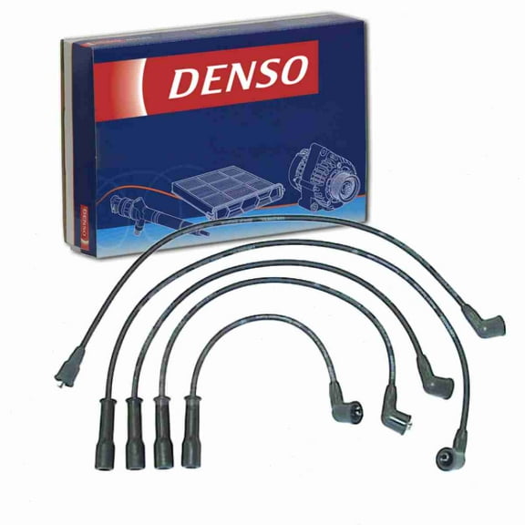 DENSO Spark Plug Wire Set compatible with Toyota Pickup 2.4L L4 1989-1992