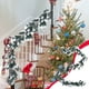 thumbnail image 1 of Ratán artificial navideño con goma suave, agujas de pino y hojas verdes para colgar en la pared. Decoración navideña artificial., 1 of 6