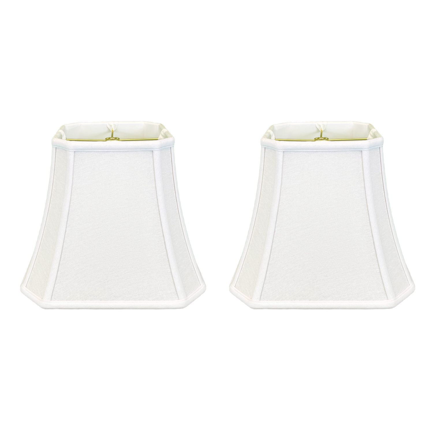 Royal Designs, Inc. Square Cut Corner Bell Lamp Shade, BSO-705-16LNWH-2 ...