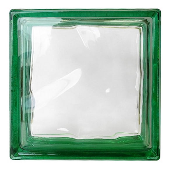 vidrio block selva verde 19 x 19 x 8 cm index