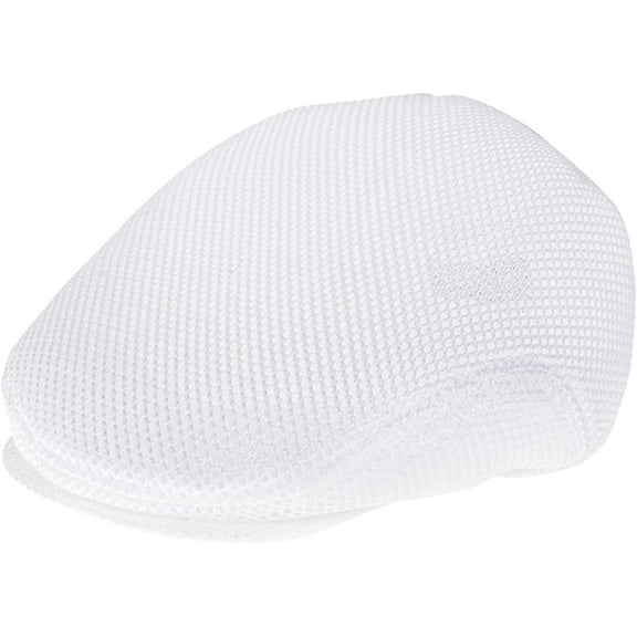 CoCopeaunts Newsboy Hats for Women Summer Driving Hats Newsboy Cap Men Cheese-Cutter Hats Women Ivy Flat Caps Mesh Cabbies Hat