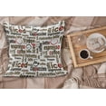 thumbnail image 2 of Modern Fluffy Throw Pillow Cushion Cover, Coffee Words Cafe Typography in Point Sizes Digital Illustration, Decorative Square Accent Pillow Case, 36" x 36", Dark Brown Caramel, by Ambesonne, 2 of 5