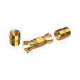 thumbnail image 1 of Shakespeare PL-258-CP-G Marine Center Pin Spice Connector, Gold, 1 of 4