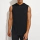 thumbnail image 1 of Blusa sin mangas con capucha para hombre, color liso, informal, deportiva, sin mangas, con capucha, de poliéster, 1 of 5