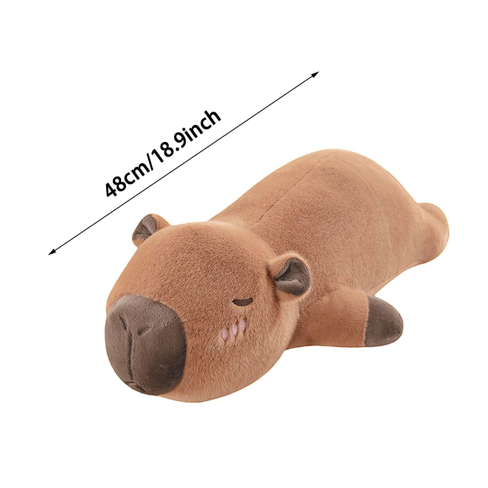 Soft Capybara Stuffed Animal Plush Pillow Cute Hugging Cushion for Sleeping Home Decor Gift