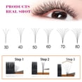 thumbnail image 6 of 5 Pairs False Eyelashes 3D Handmade Lashes Long Lasting Fluffy with Tweezers Reusable(D-0.07,13mm), 6 of 7