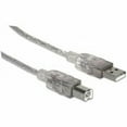 thumbnail image 2 of Manhattan Hi-Speed USB B Device Cable - USB-A Male to USB-B Male, 480 Mbps, 6 ft., Translucent Silver, 2 of 3