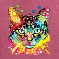 thumbnail image 5 of Wild Bobby Dean Russo Colorful Blue Eyes Cat Cat Lover Unisex Crewneck Graphic Sweatshirt, Vintage Heather Red, X-Large, 5 of 5