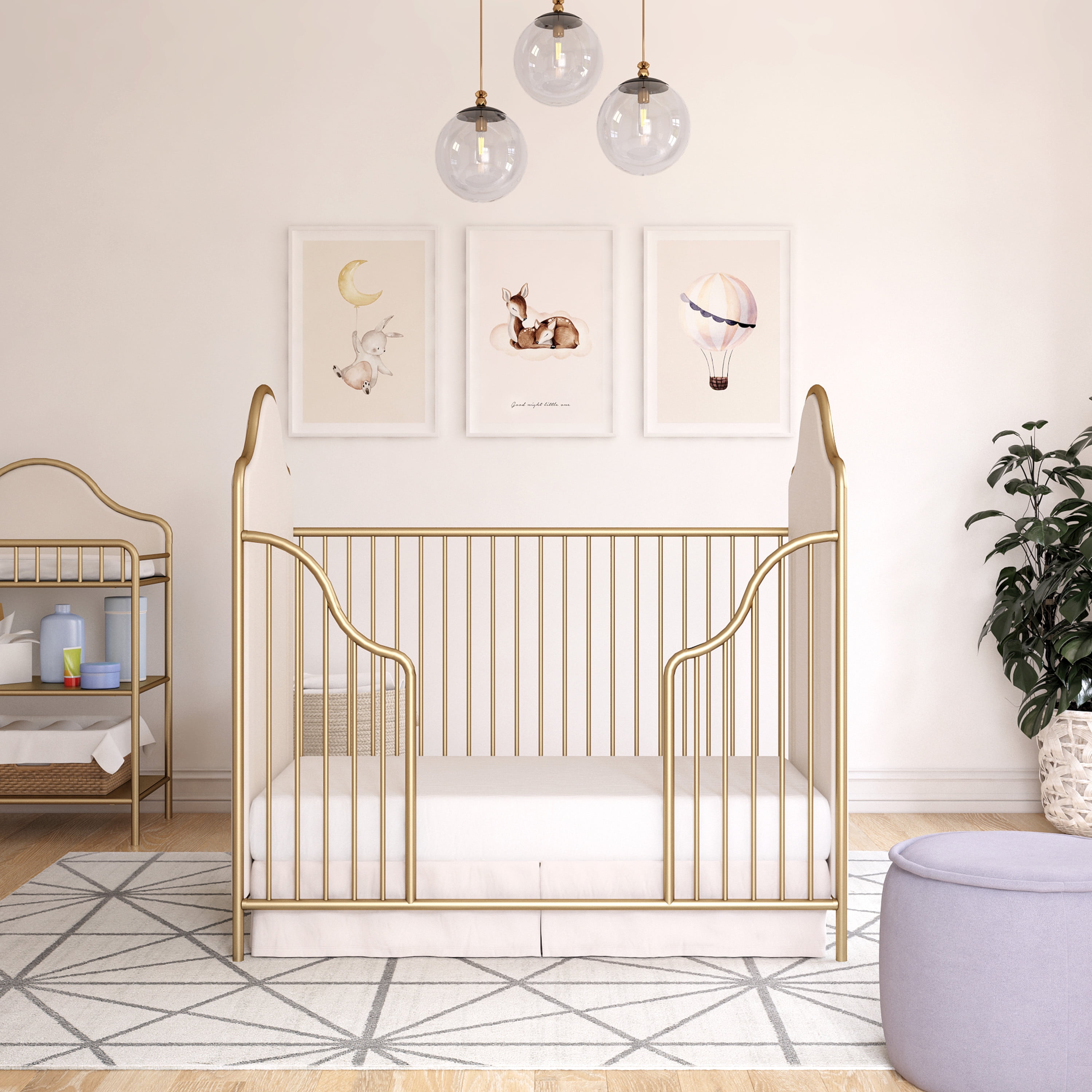 Little Seeds Piper Island Crib, Gold