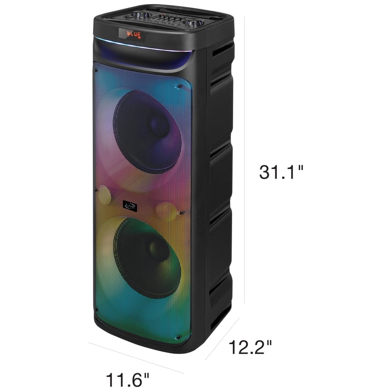 iLive, Wireless Speaker System, LightShow+ Bluetooth, Black