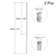 thumbnail image 2 of Uxcell 6542 High Speed Steel Twist Drill Bit, 2.8mm Drill Diameter 160mm Length 2Pack, 2 of 5
