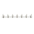 thumbnail image 1 of Creative Co-Op 7 Numbered Rod Wall Hooks, Grey, 1 of 1