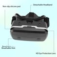 thumbnail image 3 of VR Glasses, 3D VR Headset Comfortable Wearing Wide Compatibility  for Game Room for 4.7 To 7in Screen Phone, 3 of 7