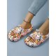 thumbnail image 2 of Women Cartoon Graphic Single Band Slides, Preppy Outdoor EVA Slides, 2 of 5