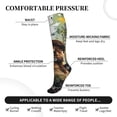 thumbnail image 4 of Picia Jungle Hat Bear Printed Sports Compression Socks - 15-20mmHg Graduated Compression, High-Performance Soft and Breathable Socks for Men and Women, 4 of 5