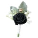 thumbnail image 1 of Boutonniere Artificial BLESIY Rosa Flores Ramilletes negro, 1 of 3