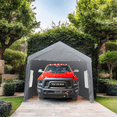 thumbnail image 3 of 12x20 feet party tent heavy duty outdoor portable garage ventilated canopy carports car shelter, 3 of 9