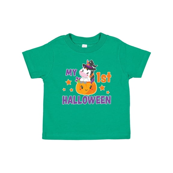 Inktastic My 1st Halloween with Unicorn Witch Girls Baby T-Shirt