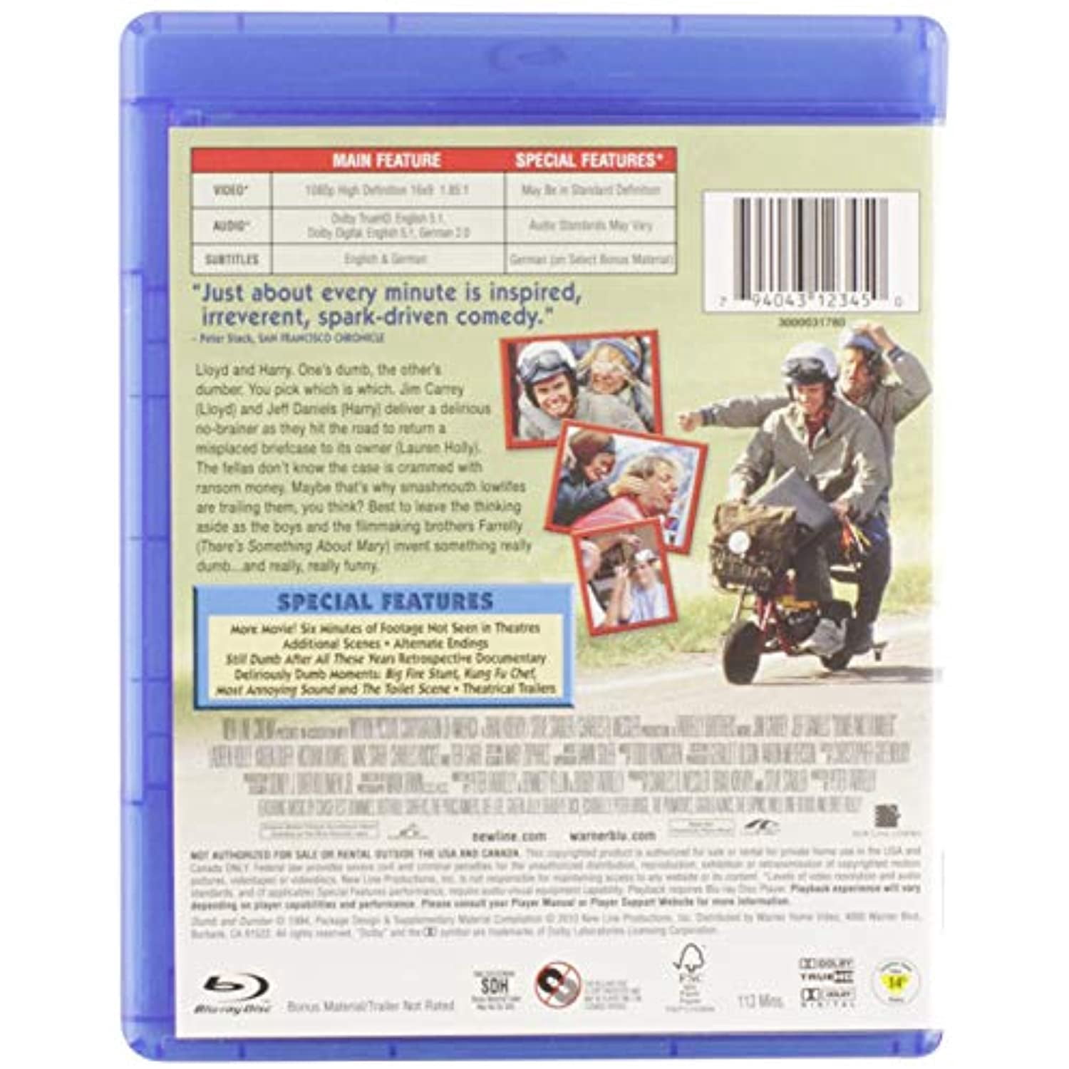 Dumb And Dumber (Unrated) (Blu-ray)