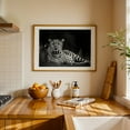 thumbnail image 4 of Leopard - Photography Wildlife Animal Black and White Nature Jungle Unframed Wall Art Print 24 x 36 inches, 4 of 7