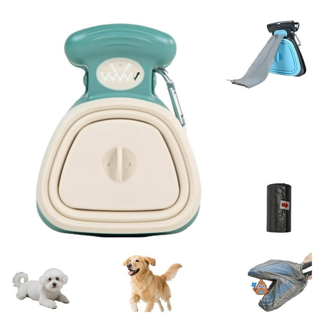 Portable Foldable Pet Waste, Scooper, Dog Poop Scooper with Bag for Dogs for Walk Or Travel Outdoors