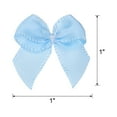 thumbnail image 2 of Mini Ribbon Bow Mini Fabric Satin Ribbon Flower Bows for Craft DIY Sewing Wedding Birthday Blue 200, 2 of 6