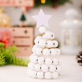 thumbnail image 4 of Opvise Spiral Wooden Christmas Tree with Star Topper – Eco-Friendly Beaded Holiday Decor for Home, Office, or Party – 7 Color Options, 4 of 8
