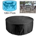 thumbnail image 1 of Housse Imperméable pour Table Ronde Abri Protecteur de Mobilier de Patio et de Jardin Extérieur, 1 of 7