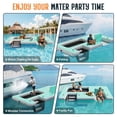 thumbnail image 3 of LUXOAK Inflatable Floating Dock, Non-Slip 6/7/8/10/12 ft Air Dock Platform loating Island Raft with Rope Ladder for Pool Lake Beach Ocean, 3 of 9