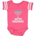 thumbnail image 3 of Inktastic Happy Hanukkah Menorah Boys or Girls Baby Bodysuit, 3 of 5