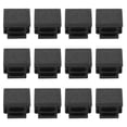 thumbnail image 1 of Uxcell 50 PCS 3/4"(19mm) Tapones de agujero cuadrados de plástico, tapones de extremo de tubería de plástico negro para muebles, tubería, mesa, silla, 1 of 6