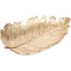thumbnail image 1 of Plato de metal Vhermosa para joyas soporte para anillos en forma de hoja dorada caja para guardar aretes bandeja para horquillas bandeja para baratijas bandeja de tocador, 1 of 6