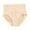 Beige, variant on GZWYHT Hipster Panties Clearance Postpartum Underwear,Women's New High-waist Briefs Postpartum Belly-up Hip Panties,High Waisted Underwear,Womens Underwear,Seamless Underwear,Beige L