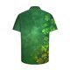 thumbnail image 5 of Blusa y camisa de manga corta con cuello vuelto para hombre Camisa de manga corta estampada para el Día de San Patricio Tops casuales con cuello vuelto Camisa Blusa Tops para hombre, 5 of 5