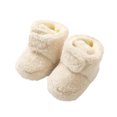 thumbnail image 1 of nsendm Pack of Socks for Kids Baby Toddlers Girls Mid Calf Length Socks Antislip Baby Boys Girls Young Girl A Beige 0-6 Months, 1 of 4