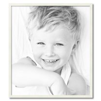 ArtToFrames 30" x 34" White Picture Frame, 30x34 inch White Wood Poster Frame (WOM-5138)