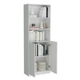 thumbnail image 6 of Salina 3 Piece Living Room Set with 3 Bookcases, White, 6 of 6