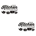 thumbnail image 3 of Matsuzay PVC Wall Sticker Decoration Art Decals Decorative Letters Poster Kitchen English Stickers Accessory for Restaurant Glass Negro 52x30cm 2Conjunto, 3 of 6
