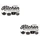 thumbnail image 2 of Cateissary PVC Wall Sticker Decoration Art Decals Kitchen Decorative Accessory Poster Stickers Letters English for Restaurant Glass Negro 52x30cm 2Conjunto, 2 of 6