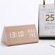 thumbnail image 5 of LED higrómetro despertador led reloj de madera triángulo electrónico reloj digital higrómetro de madera MFZFUKR BST3005819-2, 5 of 5