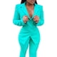 thumbnail image 5 of SAYOO Office Lady Traje de 2 piezas Slim Fit Color sólido Mujeres Blazer y conjunto de pantalones de trabajo para ropa casual Fiesta de negocios SAYOO  Moda, 5 of 9