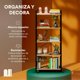thumbnail image 4 of ibrero con Diseño Industrial con 5 Repisas para Estudio, Sala o Recamara de Madera MDF. Estante Alto de 160 cm para Decoración. Librero para Niños. Bookshelf. Bookshelves Wood (Beige), 4 of 6