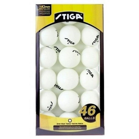 Balls Stiga 1* White (46)