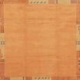thumbnail image 1 of Ahgly Company Indoor Square Abstract Dark Orange Abstract Area Rugs, 5' Square, 1 of 6