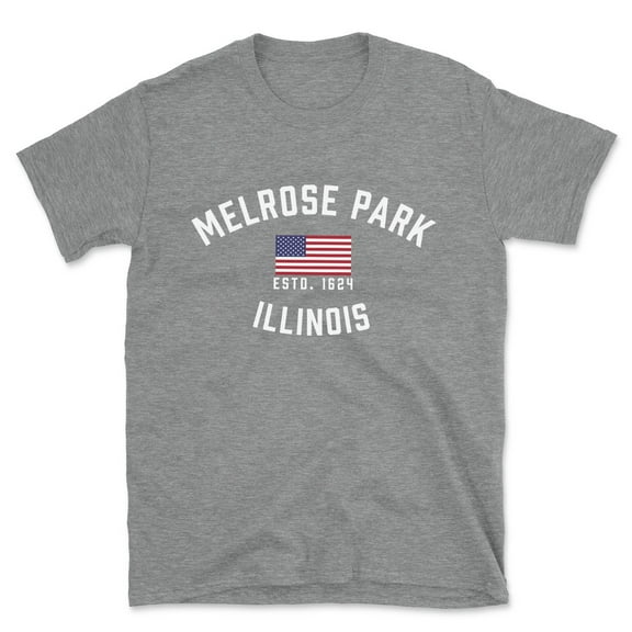 Melrose Park Illinois Patriot Men's Cotton T-Shirt
