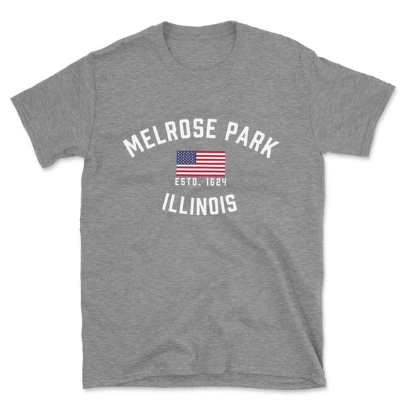 Melrose Park Illinois Patriot Men's Cotton T-Shirt
