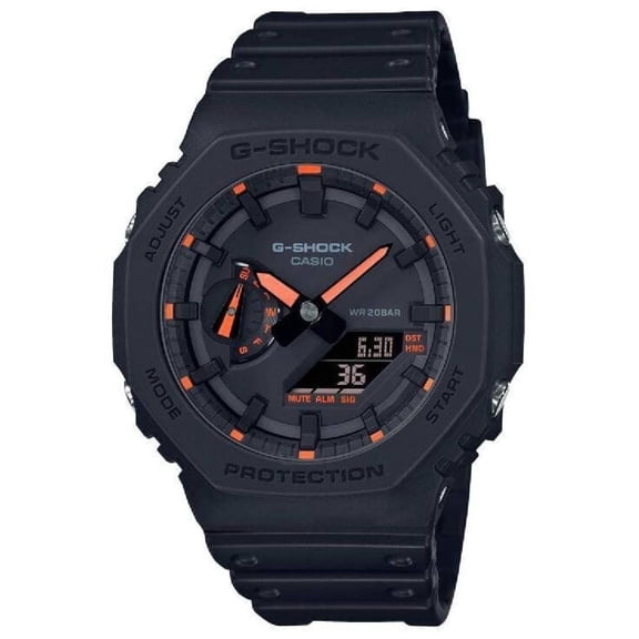 Men's Casio G-Shock Analog Digital Black Watch GA-2100 GA2100-1A4