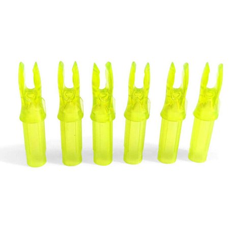 50PCS Arrow Nocks Insert Tips ID6.2mm Arrow Shaft Tails Plastic Archery Bow DIY USA